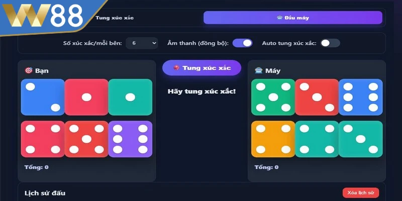 Game xúc xắc online là phiên bản trực tuyến của trò chơi truyền thống