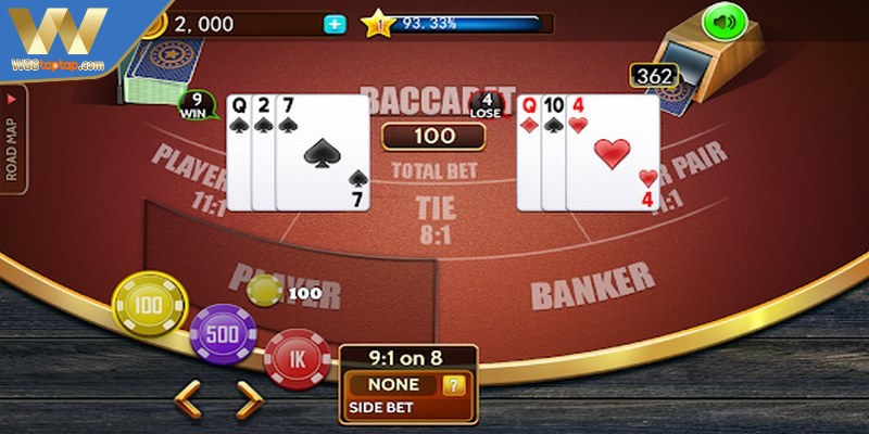 Baccarat lựa chọn phổ biến với nhiều cược thủ khi tham gia game bài 